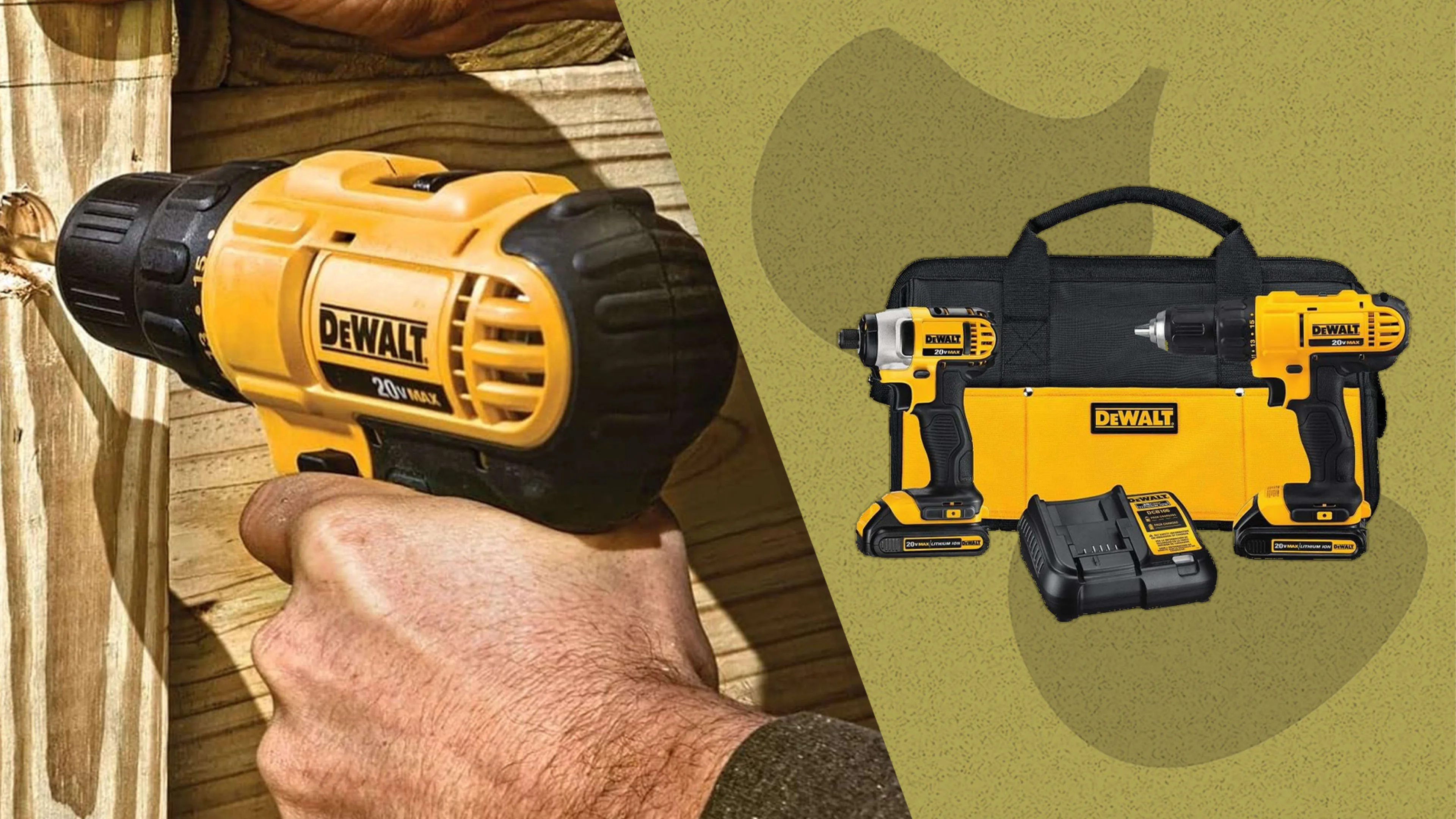 DEWALT 20V MAX Cordless Drill Driver Kit image 2