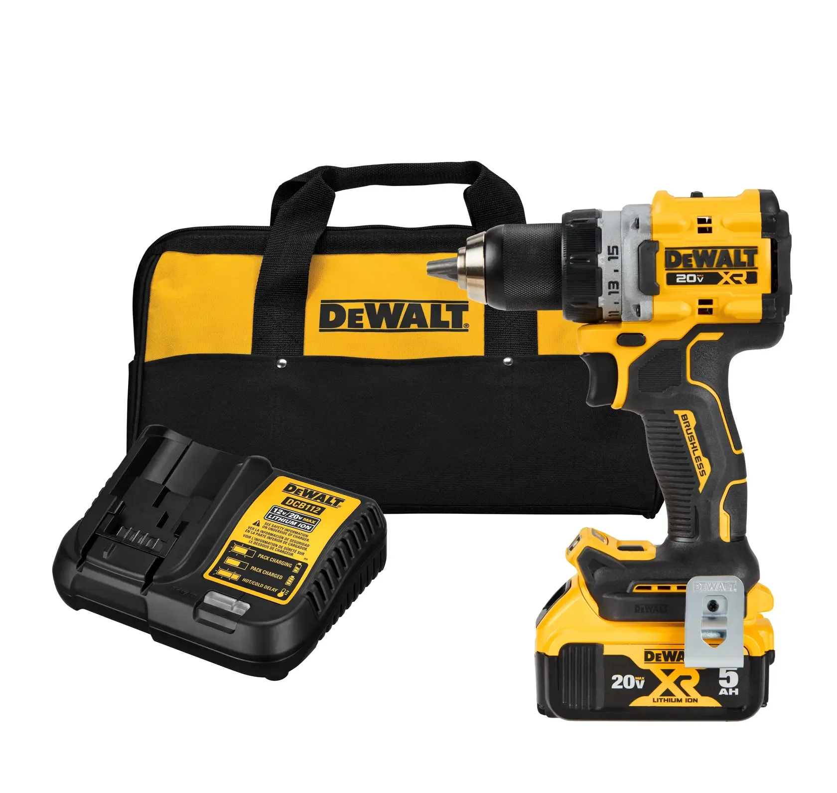 DEWALT 20V MAX Cordless Drill Driver Kit image 3