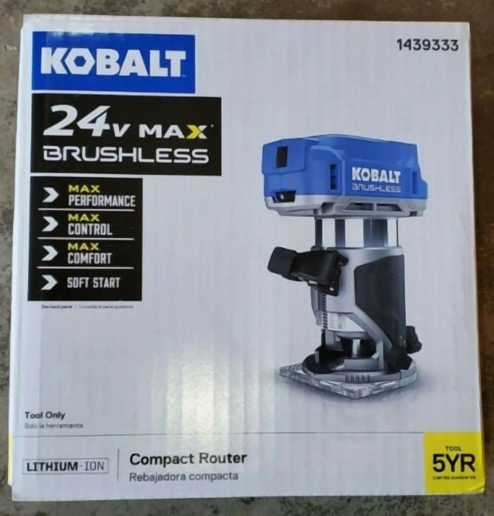 Kobalt 24V Cordless Router image 3
